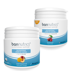 Barinutrics Calciumcitraat Kers &amp; Peche Mango + Vitamine K2